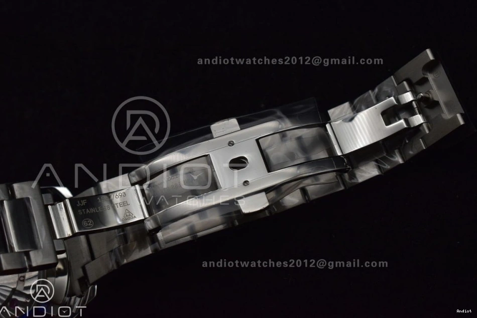 On Terra Best A8500 VSF Black Edition Vertical 1:1 SS Dial Bracelet SS Aqua 150M 1218